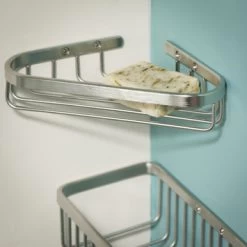 Tiger Zeepbakje Exquisit Voor Hoek Hangend RVS -Badkamer Verkoop 123 1865