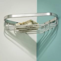 Tiger Zeepbakje Exquisit Voor Hoek Hangend RVS -Badkamer Verkoop 123 1866