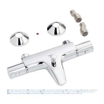 Grohe Thermostatische Badkraan Precision Start Chroom 15 Cm 5 Grohe Thermostatische Badkraan Precision Start Chroom 15 Cm - Afbeelding 3