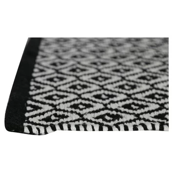 Differnz Badmat Wales Zwart Wit 50x80 Cm 4 Differnz Badmat Wales Zwart Wit 50x80 Cm - Afbeelding 2