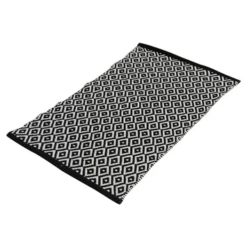 Differnz Badmat Wales Zwart Wit 50x80 Cm 6 Differnz Badmat Wales Zwart Wit 50x80 Cm - Afbeelding 4