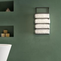 Sealskin Carré Handdoekrek Groot Zwart -Badkamer Verkoop 123 1898