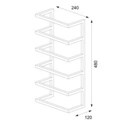 Sealskin Carré Handdoekrek Groot Zwart -Badkamer Verkoop 123 1900