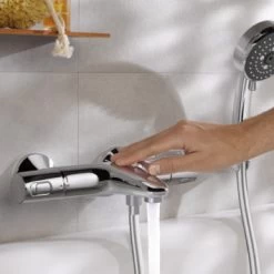 Grohe Thermostatische Badkraan Precision Trend Chroom 15 Cm -Badkamer Verkoop 123 1987