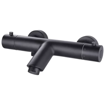 Santo Thermostatische Badkraan Zwart 3 Santo Thermostatische Badkraan Zwart