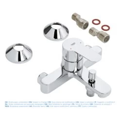 Grohe Badkraan Start Edge Chroom 15 Cm 9 Grohe Badkraan Start Edge Chroom 15 Cm -Badkamer Verkoop 123 2100