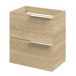 Tiger Badmeubelset Pocket 60 Cm Met 2 Lades Naturel Eik Incl. Looppoten -Badkamer Verkoop 123 211