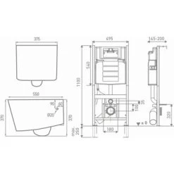 Geberit Inbouwreservoir UP100 Pureflow Met Wandcloset Zonder Spoelrand 7 Geberit Inbouwreservoir UP100 Pureflow Met Wandcloset Zonder Spoelrand -Badkamer Verkoop 123 2200