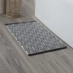 SEALSKIN Badmat Bandra Zwart 60x90cm -Badkamer Verkoop 123 222