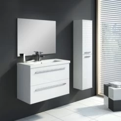 Atlantic Badmeubelset Sienna 80cm Wit -Badkamer Verkoop 123 2263