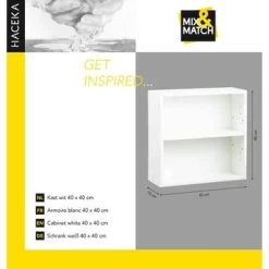 Haceka Mix&match Kast Wit 40x40 Cm -Badkamer Verkoop 123 2269