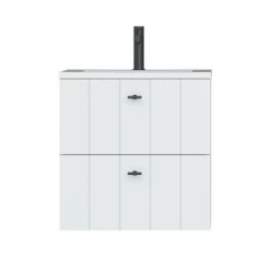 Tiger Maryport Badkamermeubelset 60 Cm Mat Wit Met Wit Glanzende Polybeton Wastafel En Matzwarte Grepen 14 Tiger Maryport Badkamermeubelset 60 Cm Mat Wit Met Wit Glanzende Polybeton Wastafel En Matzwarte Grepen -Badkamer Verkoop 123 2363