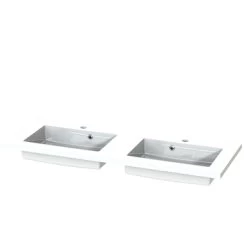 Tiger Karlo Badkamermeubel 120 Cm Hoogglans Wit Met Wastafel Hoogglans Wit -Badkamer Verkoop 123 2411