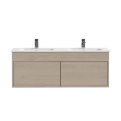 Tiger Helsinki Badkamermeubel 120 Cm Naturel Eiken Met Wastafel Keramiek Wit -Badkamer Verkoop 123 2423