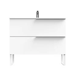 Tiger Badmeubelset Pocket 100 Cm Met 2 Lades Wit Incl. Looppoten -Badkamer Verkoop 123 2430