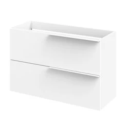 Tiger Badmeubelset Pocket 100 Cm Met 2 Lades Wit Incl. Looppoten -Badkamer Verkoop 123 2431