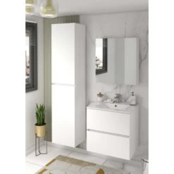 Atlantic By Allibert Badmeubelset Donna 60 Cm Mat Wit -Badkamer Verkoop 123 2449