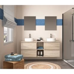 Allibert Gaya Badmeubelset 150cm Met Spiegels Eiken -Badkamer Verkoop 123 2473