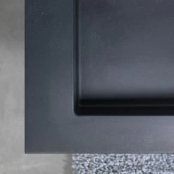 Tiger Karlo Badkamermeubel 60 Cm Hoogglans Wit Met Wastafel Zwart -Badkamer Verkoop 123 2493