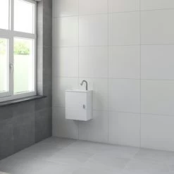 Bruynzeel Onderkast Fonteinmeubel Evi Mat Wit -Badkamer Verkoop 123 2590