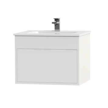 Tiger Helsinki Badkamermeubel 60 Cm Hoogglans Wit Met Wastafel Keramiek Wit 5 Tiger Helsinki Badkamermeubel 60 Cm Hoogglans Wit Met Wastafel Keramiek Wit - Afbeelding 3