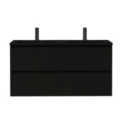 Tiger Karlo Badkamermeubel 120 Cm Mat Zwart Met Zwarte Wastafel 16 Tiger Karlo Badkamermeubel 120 Cm Mat Zwart Met Zwarte Wastafel -Badkamer Verkoop 123 2691