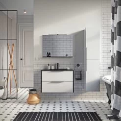 Atlantic kolomkast Aria Mat Wit -Badkamer Verkoop 123 2718