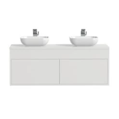 Tiger Helsinki Badkamermeubel 120 Cm Hoogglans Wit Met Waskom -Badkamer Verkoop 123 2757