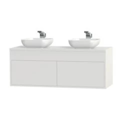 Tiger Helsinki Badkamermeubel 120 Cm Hoogglans Wit Met Waskom -Badkamer Verkoop 123 2758