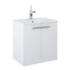 Atlantic Badmeubel Clara 60cm Twee Deuren Wit -Badkamer Verkoop 123 2763