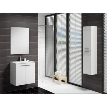 Atlantic Badmeubel Clara 60cm Twee Deuren Wit 4 Atlantic Badmeubel Clara 60cm Twee Deuren Wit - Afbeelding 2