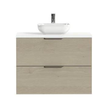 Tiger Badkamermeubel Studio 80 Cm Naturel Eik Met Keramische Waskom Hoogglans Wit En Profielgrepen 3 Tiger Badkamermeubel Studio 80 Cm Naturel Eik Met Keramische Waskom Hoogglans Wit En Profielgrepen