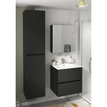 Atlantic By Allibert Badmeubelset Donna 60 Cm Mat Zwart 3 Atlantic By Allibert Badmeubelset Donna 60 Cm Mat Zwart