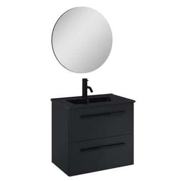 Atlantic Stella Badmeubelset Met Spiegel En Zwarte Wastafel 60cm Mat Zwart En Zwarte Grepen 3 Atlantic Stella Badmeubelset Met Spiegel En Zwarte Wastafel 60cm Mat Zwart En Zwarte Grepen