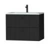 Tiger Maryport Badkamermeubelset 80 Cm Mat Zwart Met Wit Glanzende Polybeton Wastafel En Matzwarte Grepen 2 Tiger Maryport Badkamermeubelset 80 Cm Mat Zwart Met Wit Glanzende Polybeton Wastafel En Matzwarte Grepen -Badkamer Verkoop 123 2836