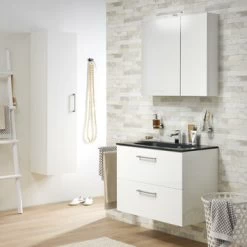 Tiger Spiegelkast S-Line 60cm Sneeuwwit -Badkamer Verkoop 123 2910