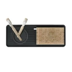 Tiger Planchet Carv 28 Cm Zwart -Badkamer Verkoop 123 295