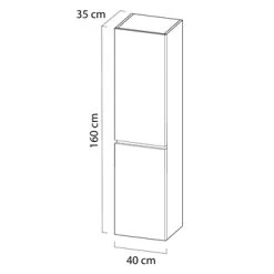 Tiger Karlo Kolomkast Naturel Eiken 160 Cm 9 Tiger Karlo Kolomkast Naturel Eiken 160 Cm -Badkamer Verkoop 123 3131