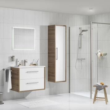 TIGER Boston Kolomkast Chalet Eik Rvs 40cm 7 TIGER Boston Kolomkast Chalet Eik Rvs 40cm - Afbeelding 5