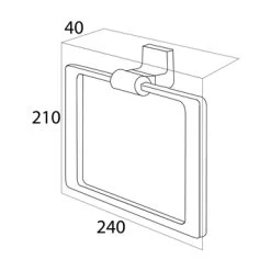 Tiger Handdoekhouder Ontario Chroom 5 Tiger Handdoekhouder Ontario Chroom -Badkamer Verkoop 123 3360