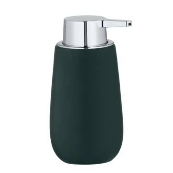 Wenko Keramische Zeepdispenser Badi Donkergroen 4 Wenko Keramische Zeepdispenser Badi Donkergroen - Afbeelding 2