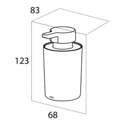 Tiger Zeepdispenser Urban Zwart -Badkamer Verkoop 123 3387