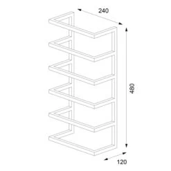 Sealskin Carré Handdoekrek Groot Wit -Badkamer Verkoop 123 3400