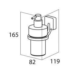 Tiger Zeepdispenser Impuls Hangend RVS -Badkamer Verkoop 123 3410