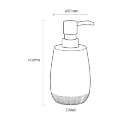 Sealskin Zeepdispenser Braid Zand -Badkamer Verkoop 123 3453