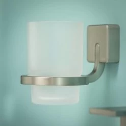 Tiger Bekerhouder Impuls Hangend Met Beker RVS 7 Tiger Bekerhouder Impuls Hangend Met Beker RVS -Badkamer Verkoop 123 3473