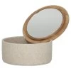 Sealskin Spiegeldoosje Grace Zand -Badkamer Verkoop 123 3571
