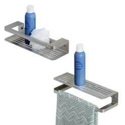 Tiger Douchemand Met Handdoekhouder Caddy Rvs -Badkamer Verkoop 123 3592