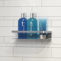 Tiger Douchemand Met Handdoekhouder Caddy Rvs -Badkamer Verkoop 123 3597