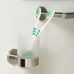 Tiger Bekerhouder Boston Met Beker RVS 7 Tiger Bekerhouder Boston Met Beker RVS -Badkamer Verkoop 123 3672